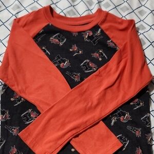 Boys Ninja All Over Print Long Sleeve Tee